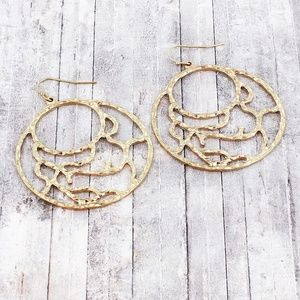 Filigree Circle Earrings! NEW!
